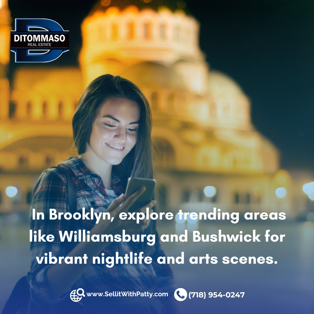 🌃 Explore Brooklyn's vibrant nightlife and arts scenes in trending areas like Williamsburg and Bushwick. Perfect for those looking for a dynamic and culturally rich lifestyle. Your ideal Brooklyn home awaits! 

#ExploreBrooklyn #Williamsburg #Bushwick #BrooklynLife #Nightlife...
