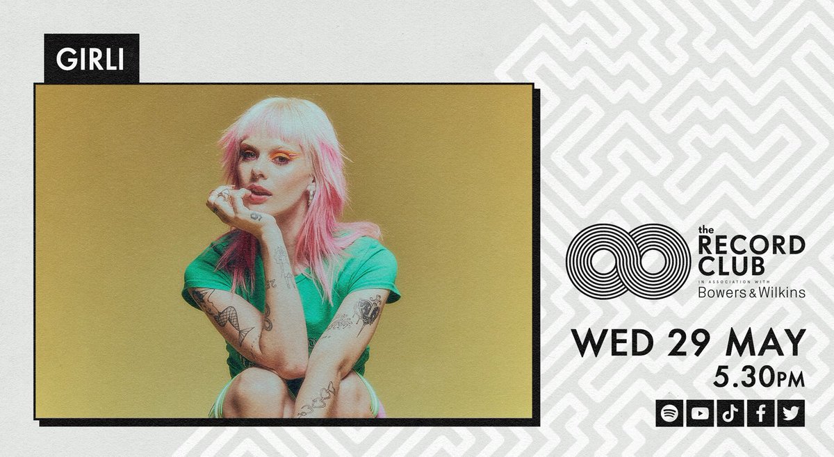 Set your alarms for @RecordClubUK this Wednesday at 5.30pm when we have @girlimusic joining us to chat all things Matriarchy! facebook.com/events/1391910…