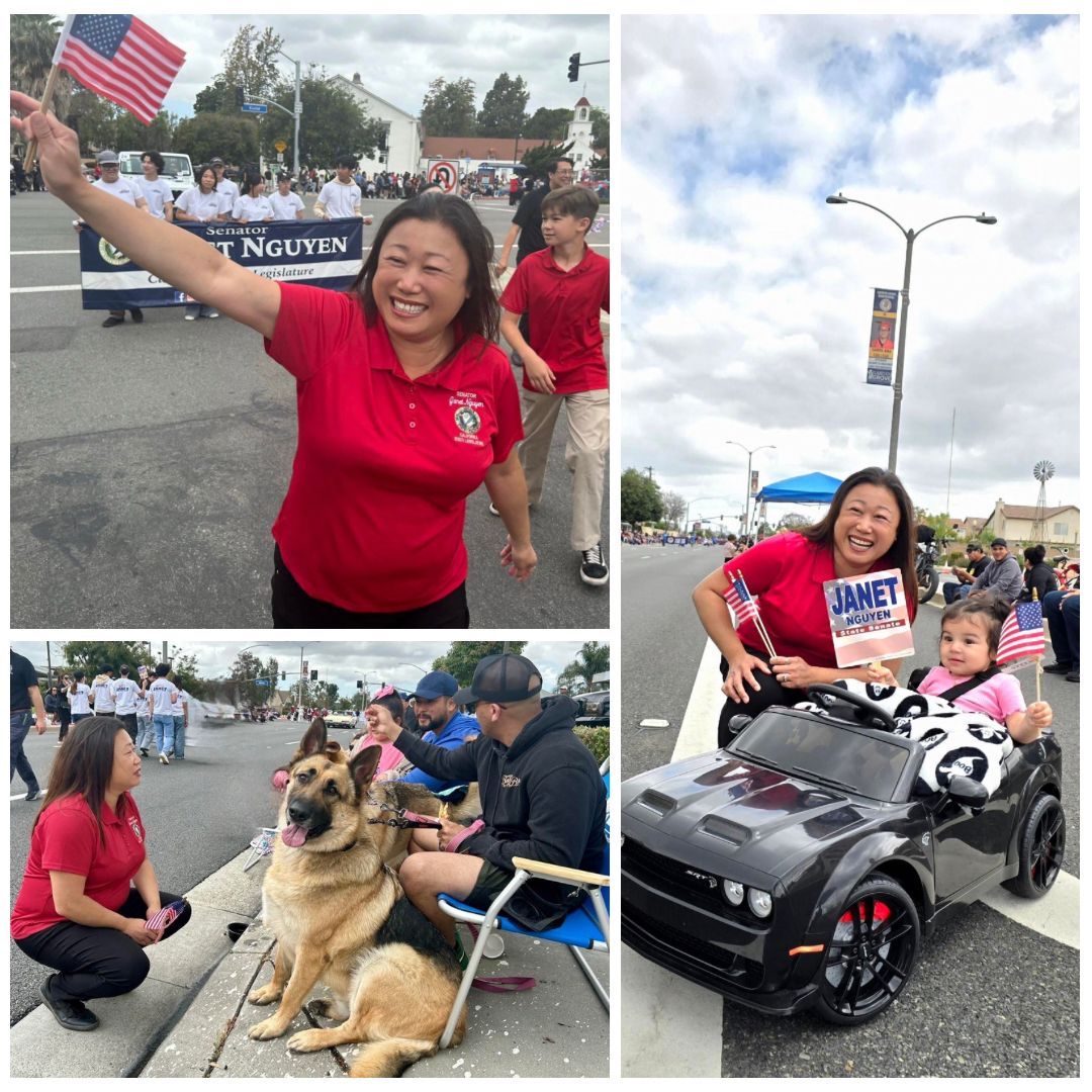 I had so much fun walking the #ggstrawberryfestival parade. We had a great turnout, both residents and 4-legged friends! 🦮❤️ #SD36