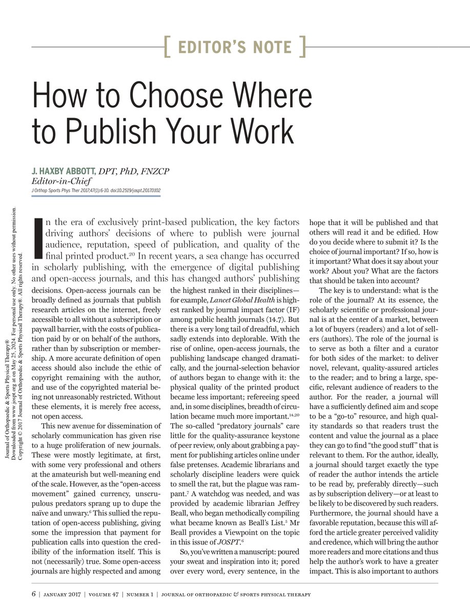 How to Choose Where to Publish Your Work (1/5)