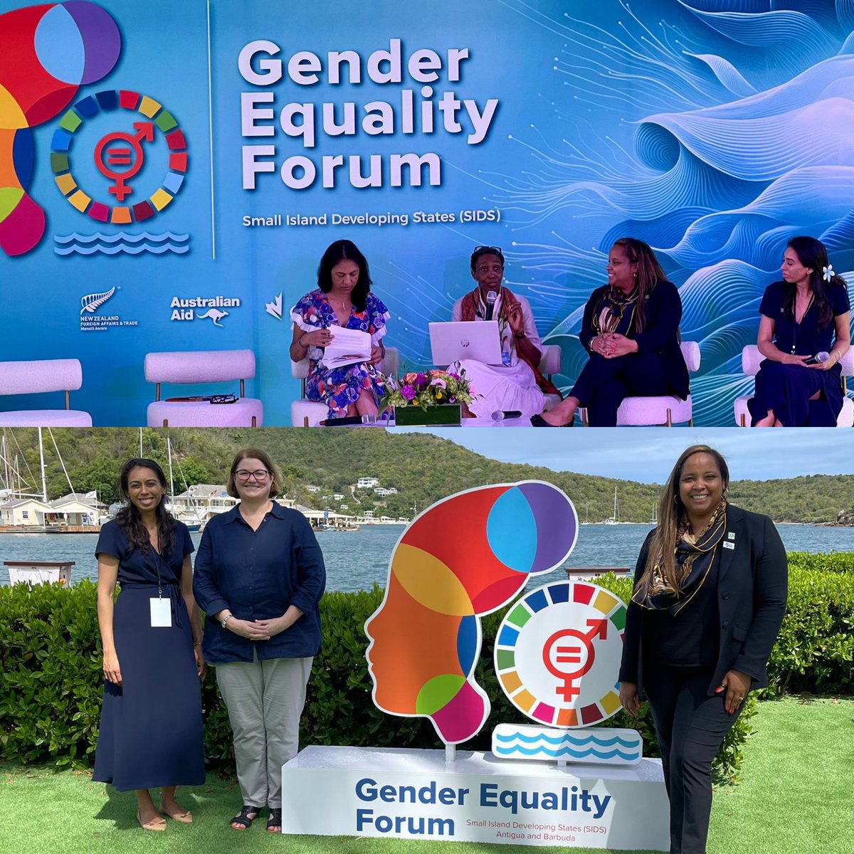 NZ is pleased to partner with <a href="/UN_Women/">UN Women</a> for this weekend’s Gender Equality Forum, highlighting the distinctive challenges that can hinder equality in SIDS.
 
🚺 We continue to support gender-responsive work to ensure SIDS’ ongoing path to resilient prosperity.
 
#SIDSGEForum