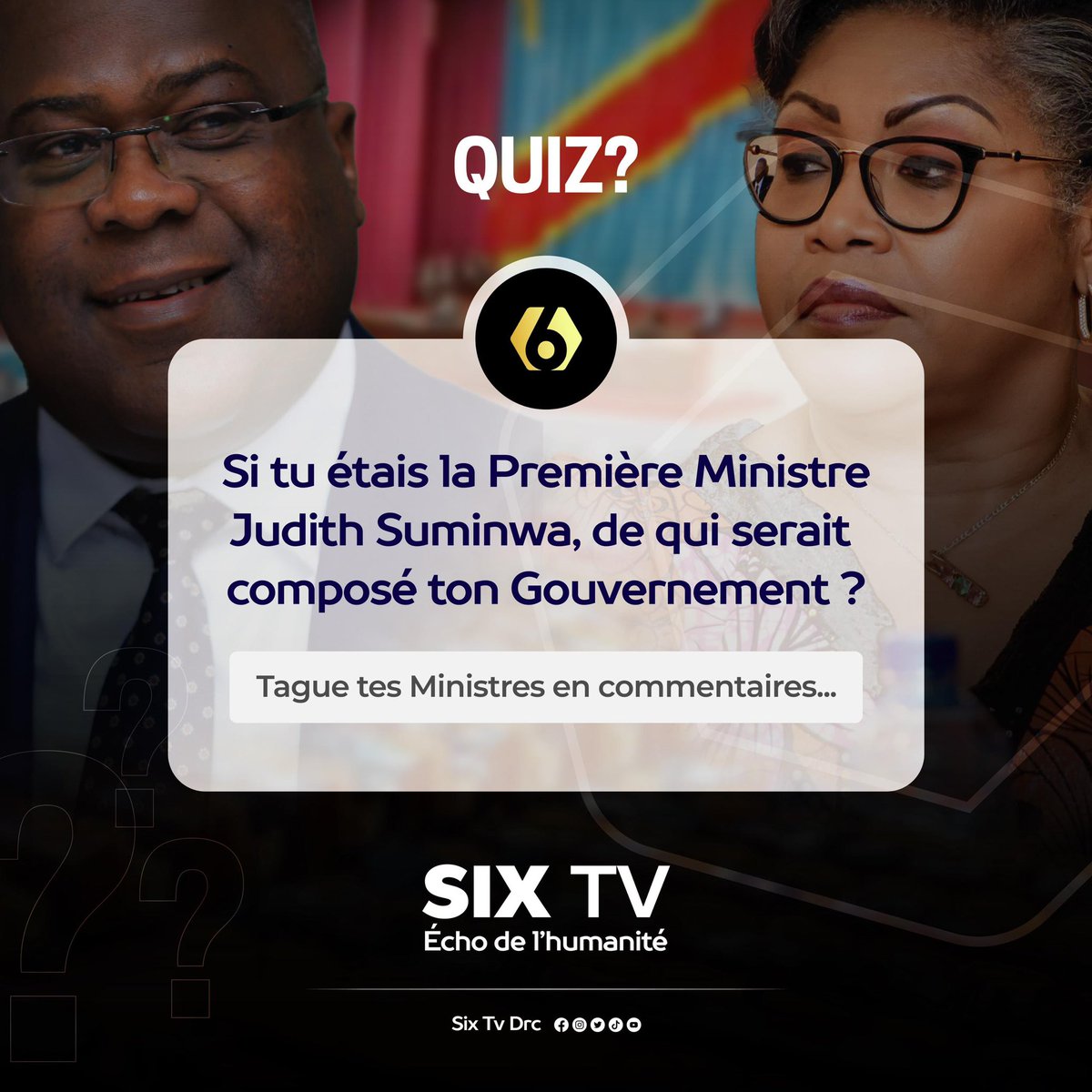 #RDC Tu as le pouvoir de la première ministre ce soir, propose ton gouvernement en commentaire 👇🏾👇🏾 @central_sage @kakese_leon