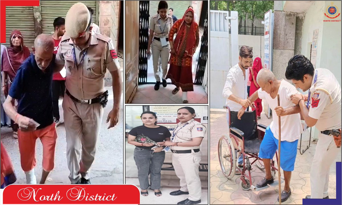 Our personnel helped citizens today to cast their votes in a peaceful and convinient manner. Salute to all those who voted today! #DelhiVotes #DelhiPolice @Ravindra_IPS