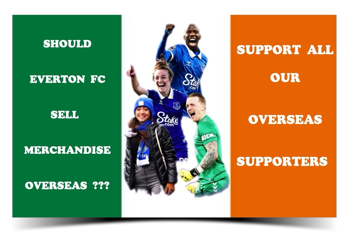 EmeraldBluesIre's tweet photo. Access needs to be given to all major retailers around the 🌎 
Fans need to be able to access merchandise.
You simply ( Won't Grow a Fan Base selling online )
Thanks to the fab and Dave Kelly for your support.
We need the support of all Evertonians to get this one over the line
All retweets appreciated 👏