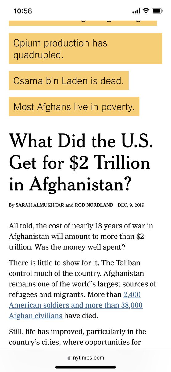 @nypost RT #Afghanistan Biden paid Taliban to kill afghans and protection money to protect Milley Lloyd @SecretaryPete 2 trillion dollars corruption #biden @USMilInsiders source #nytimes @laralogan @sagesteele @greta @DropSquad_52 #nba