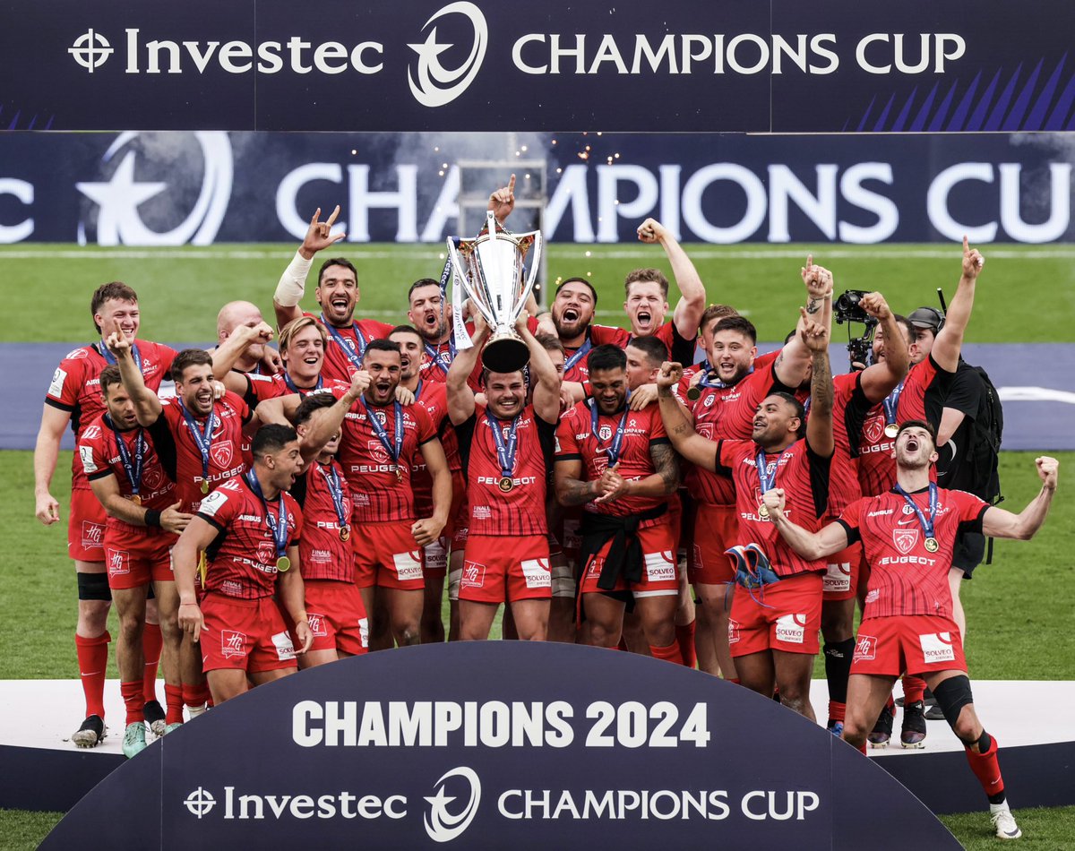StadeToulousain's tweet image. CHAMPIONS 2024 🏆🤩