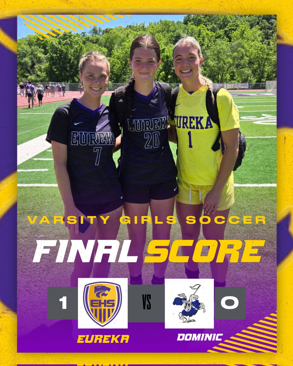 EurekaSoccerG's tweet photo. FINAL FOUR BOUND!! Goal scored by Blaine Schutte assisted by Callaway Combs! Stella Eremita, Kori Robinson, Reese Schoessel, Chickie Orf, Callaway Combs, and Anna Beam with shut down defense! https://t.co/1qvYpZKxIO