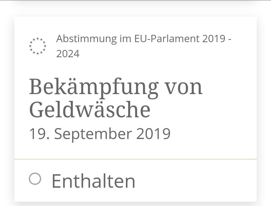 @AfD Klar, dass ihr Bargeld Freiheit wollt. 😅 Das ist der dümmste Wahl-Slogan, den eine Partei wählen kann, deren Politiker im Verdacht stehen Geld angenommen zu haben. Krah hat ja schon im Europa Parlament sich gegen Bekämpfung von Geldwäsche enthalten. 😉 fr.de/politik/afd-sp…