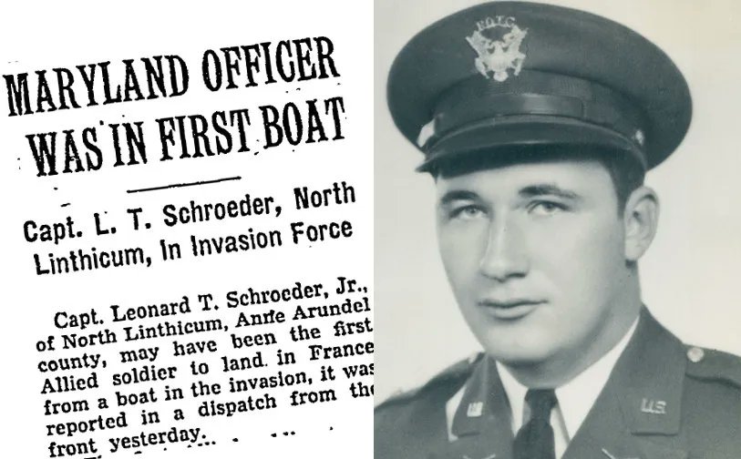 26 May 2009: Leonard 'Max' Schroeder Jr., who is the first US soldier to come ashore from a landing craft during D-Day, dies at age 90. At the time of the landings, June 6, 1944, he was a Captain. He is active from 1941-1971, retiring as a Colonel.  #ad amzn.to/3P8EtEI