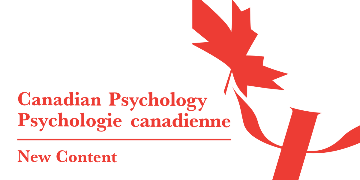 New online-first in the journal Canadian Psychology: 'The good, the bad, and the ambiguous: A qualitative approach to understanding workplace perfectionism and job performance' - Vreeker-Williamson, E., Gill, H., Barclay, L. J., & Powell, D. M. psycnet.apa.org/record/2024-85…