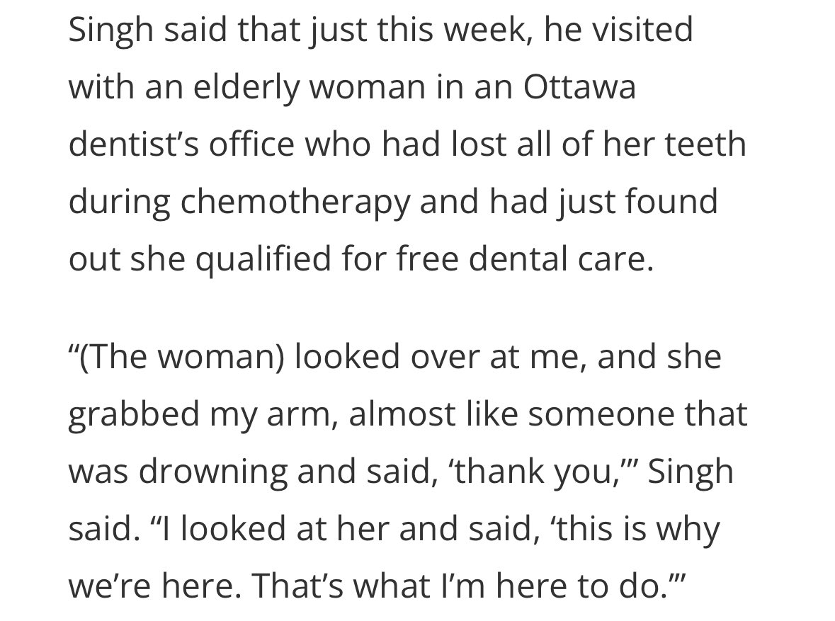 Thanks to @theJagmeetSingh and the @NDP, we will hear many more stories like this one. #DentalCare #PharmaCare #CdnPoli #NDP
