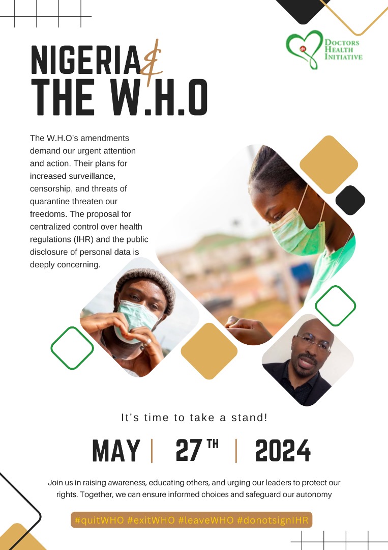 Doctorshea85856's tweet image. Let whoever wants a c●v!d lab in their backyard remain silent and neutral. But if you are like majority of us who just want to live our lives peacefully, then let your voice be heard. 
Join this campaign.
#CANCELWHO
#ExitWHO 
#LeaveWHO 
#STOPWHO 
#EXITHTHEWHO
#QUITWHO