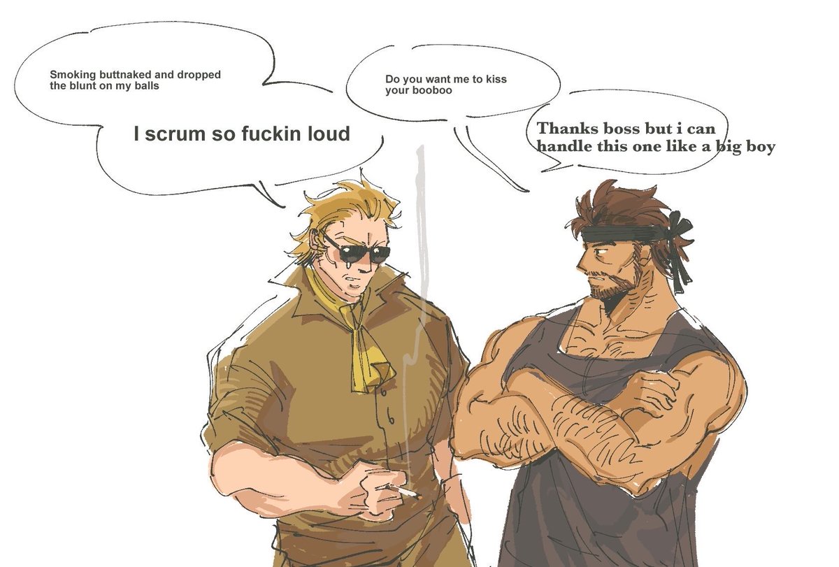 going thru my old mgs art and this is making me cry