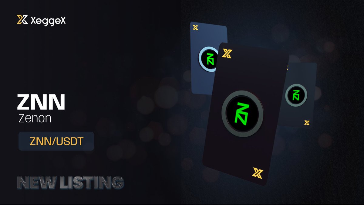 Announcing the New Listing of Zenon (ZNN)
Available markets: ZNN/USDT
xeggex.com/post/new_listi…
<a href="/zenon_network/">Zenon</a> #newlistings  #USDT