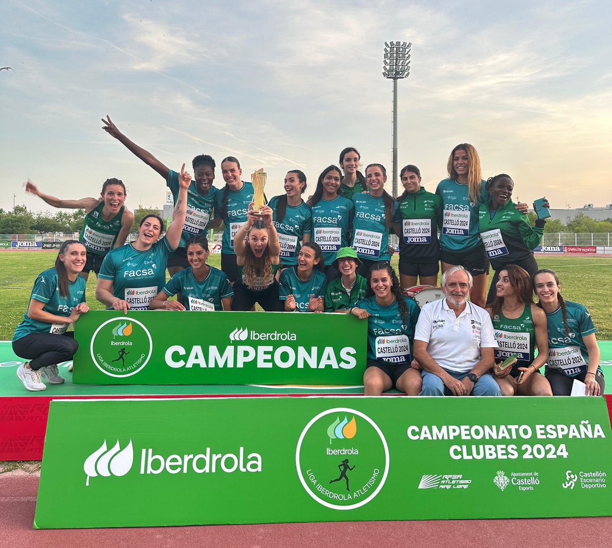 CA Facsa Playas de Castellón (@atletismoplayas) on Twitter photo 🏆 CAMPEONAS DE LIGA 🏆
Hemos conseguido nuestro tercer título de liga de nuestra historia
🏆 144 Facsa Playas de Castellón
🥈 133 Valencia Atletismo
🥉 93 Trops Cueva de Nerja
Gracias a los que lo hacéis posible
<a href="/Facsa_es/">FACSA. Ciclo Integral del Agua</a> <a href="/dipcas/">Diputació de Castelló</a> @GVAculturesport <a href="/AjuntCastello/">Ajuntament de Castelló</a> <a href="/FTA_CV/">Fun.Trinidad Alfonso</a> 🏆 CAMPEONAS DE LIGA 🏆
Hemos conseguido nuestro tercer título de liga de nuestra historia
🏆 144 Facsa Playas de Castellón
🥈 133 Valencia Atletismo
🥉 93 Trops Cueva de Nerja
Gracias a los que lo hacéis posible
<a href="/Facsa_es/">FACSA. Ciclo Integral del Agua</a> <a href="/dipcas/">Diputació de Castelló</a> @GVAculturesport <a href="/AjuntCastello/">Ajuntament de Castelló</a> <a href="/FTA_CV/">Fun.Trinidad Alfonso</a>