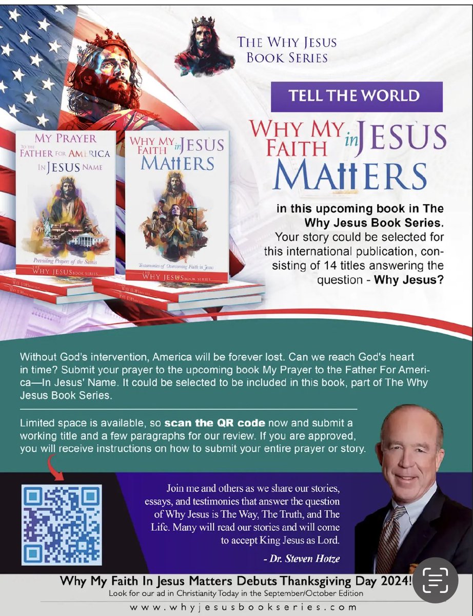 From Dr. Steven Hotze Click on the link below to learn more about the  Why Jesus Book Series.  keap.page/bks744/learn-m…