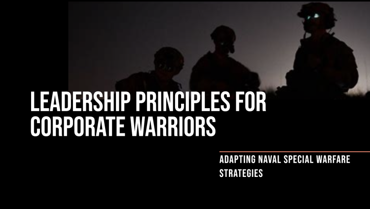 Exlr8ai's tweet photo. Adapting Naval Special Warfare Strategies: Leadership Principles for Corporate Warriors https://t.co/NIAsSd9Gc0 https://t.co/AB44qCy1Yu