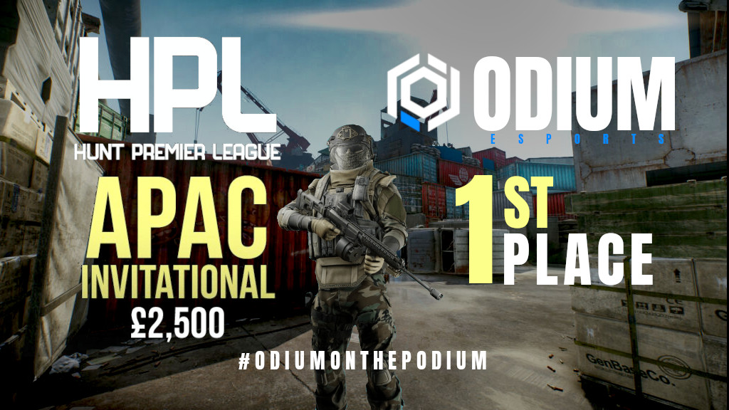GG To @VantageESC We take out the win In the first <a href="/huntpremier/"></a>   APAC invitational event.

#ODIUMONTHEPODIUM