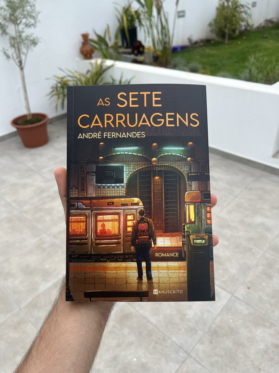 New cover for the book “As Sete Carruagens” written by Andre Fernandes