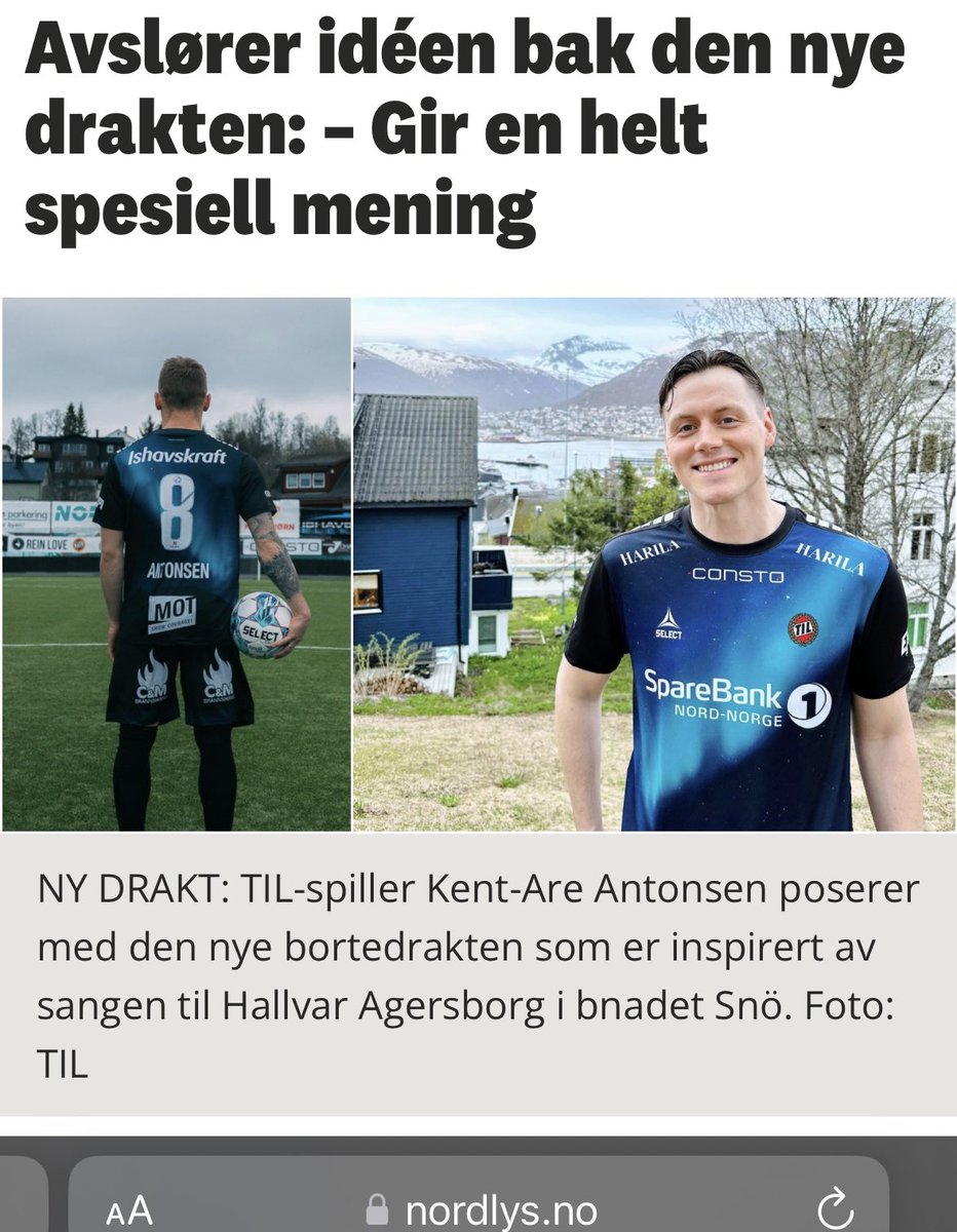 Ubeseira i «Helt til Tromsdalstinden faller»-drakta🤷🏽‍♂️ mvh, Hallvar i bnadet Snö