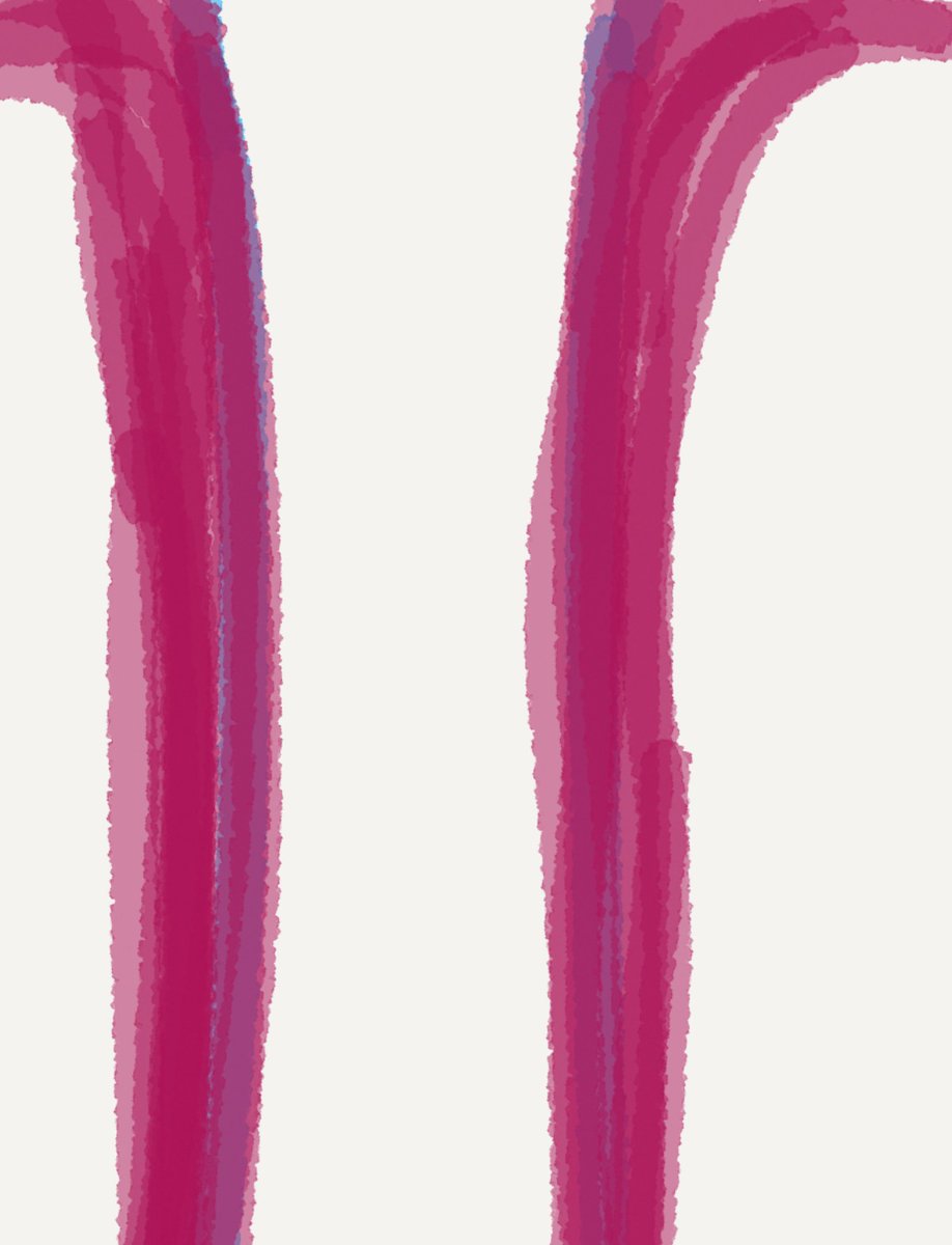 A watercolor painting of a maroon pillar in PaperDraw #watercolor #watercolorpainting #paperdraw