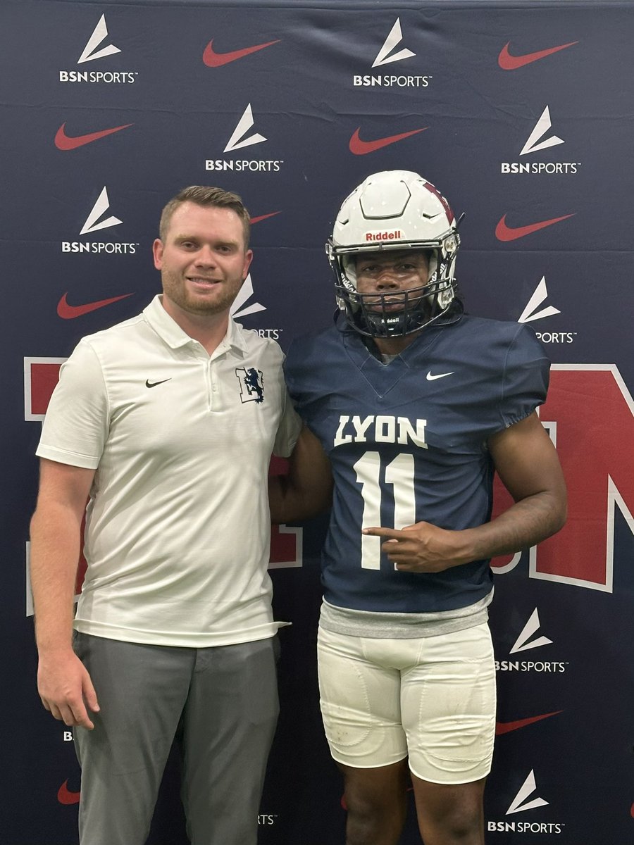 11bryceb's tweet photo. Had a great time and visit at Lyon College today! Thanks @CoachBriggs6 and @_Lyon_Football for having me. https://t.co/OFtHT6u8H5