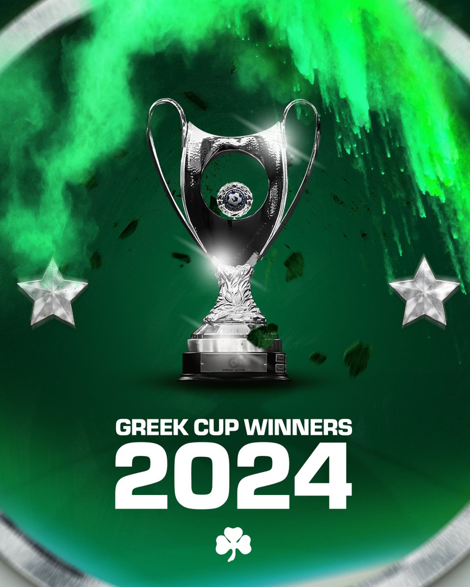 VIC2️⃣0️⃣RY ☘️🏆🇬🇷
#Panathinaikos #PAOFC #PAOARIS #GreekCupFinal #GreekCupWinners