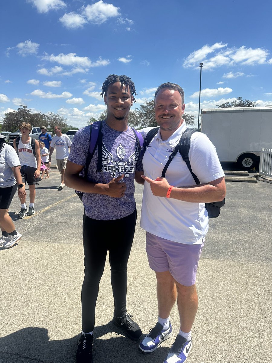 KJ is a 3 time state qualifier, 1 time all state high jumper, and holds 2 school records (HJ and TJ). I’m proud to say I’ve gotten to coach you for 6 straight years!