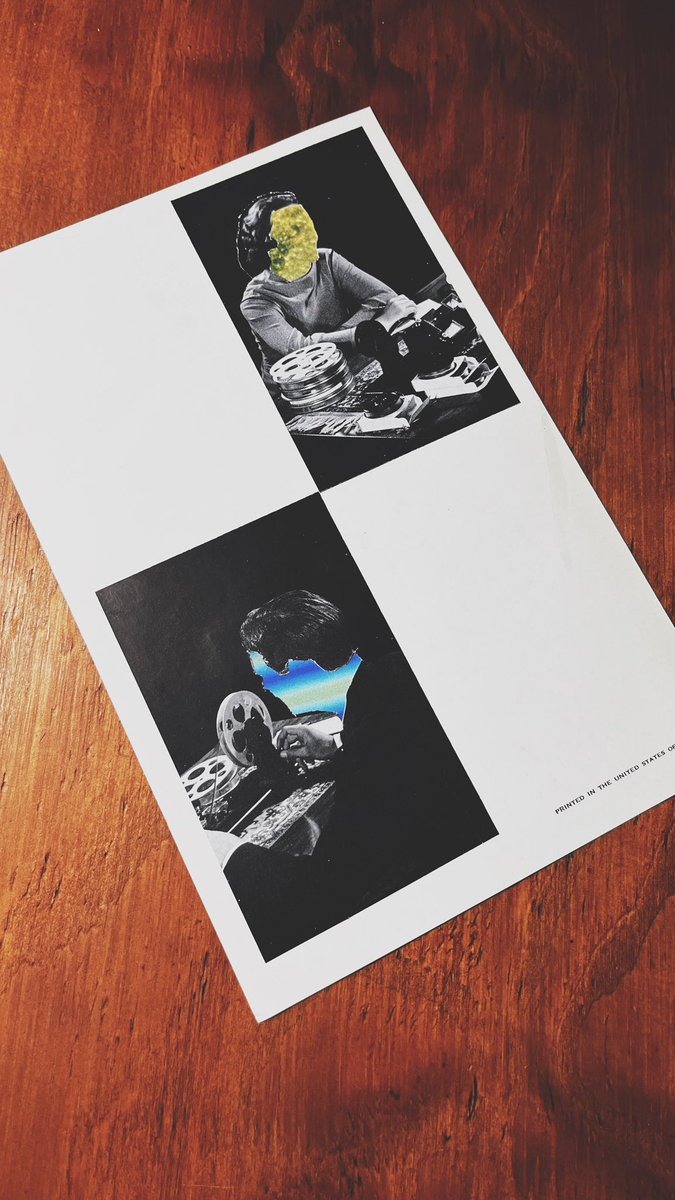 “We don’t belong together”
Analog collage, 2024.