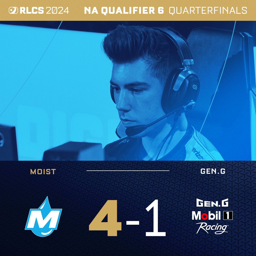IT JUST GOT WET IN THE BRACKET! 🌊

@MoistEsports HEADS TO CHAMPIONSHIP SUNDAY! #RLCS