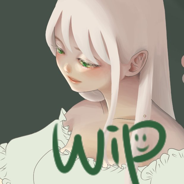 「お顔できたうそまだでした#wip 」|すずかけ👾ご依頼受け付け中✨のイラスト