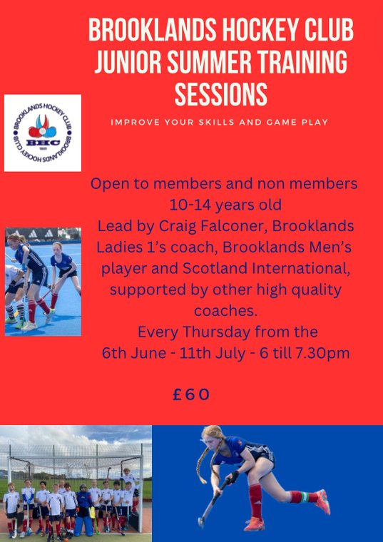 Brooklands Hockey Club tweet media