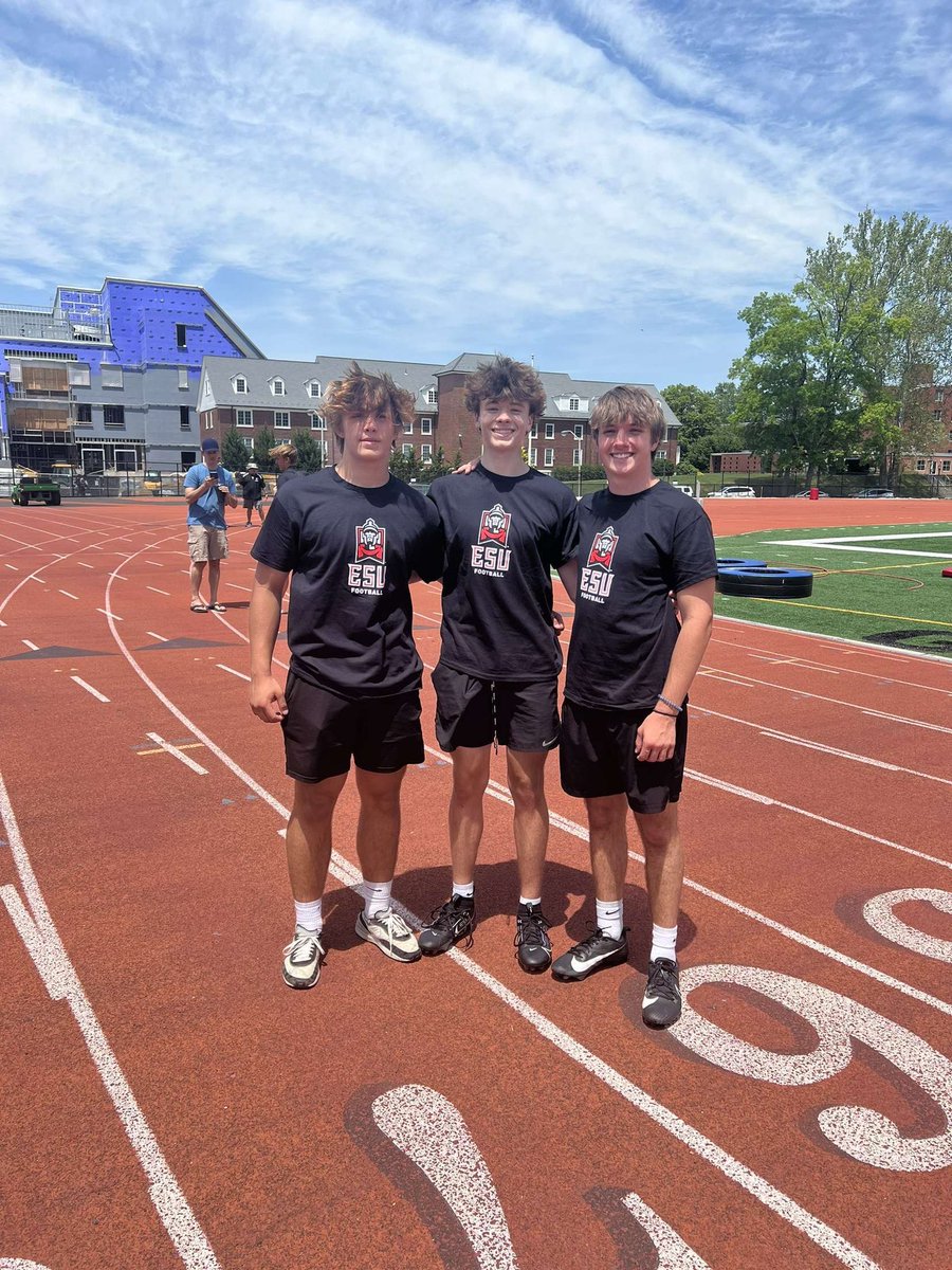 Owen Stanchock (@owenstanchock) on Twitter photo Had a great experience with my teammates at ESU football camp today! <a href="/ESU_Football/">ESU Football</a> <a href="/Jimterwilliger/">Jimmy Terwilliger</a> <a href="/coachHags15/">Matt Hagelgans</a> <a href="/Coach_Toman/">John Toman</a> Had a great experience with my teammates at ESU football camp today! <a href="/ESU_Football/">ESU Football</a> <a href="/Jimterwilliger/">Jimmy Terwilliger</a> <a href="/coachHags15/">Matt Hagelgans</a> <a href="/Coach_Toman/">John Toman</a>