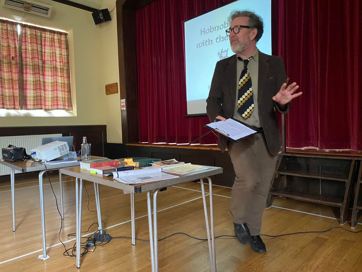 Tripping the folklore fantastic at Hutton-Le-Hole village hall today, via @RyedaleFolk! Thanks so much to the lovely crowd that came down to talk about moorland hobs and the wonderful writing of Canon JC Atkinson. And if you missed it... I'm doing it all again on Sat 14th Sep.