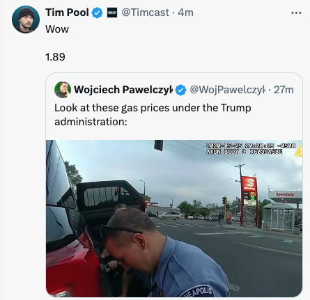 This is the callousness of MAGA: they focused on gas prices in the background during a lockdown pandemic instead of the brutal murder by a police officer. MAGA showing zero empathy never fails to shock me. #DemVoice1 #DemsUnited #ProudBlue #ResistanceUnited #Fresh