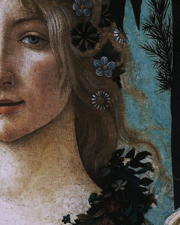 “La Primavera” di Sandro Botticelli (detail)