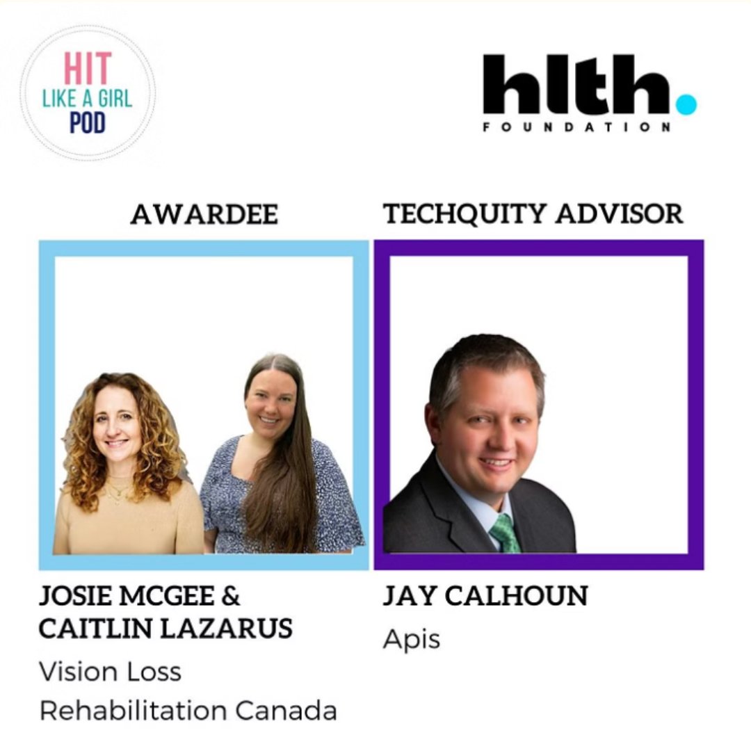 In the 2nd installment of the Techquity series, Jay Calhoun from the Intertribal Health Innovation Institute interviews Josie McGee & Caitlin Lazarus from Vision Loss Rehab Canada to discuss leveraging technology to reduce #healthcare #disparities. loom.ly/pawX-3k