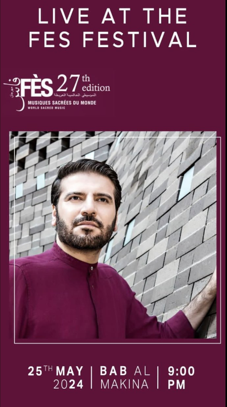 Countdown! Without a doubt, it will be a memorable, incomparable, passionate, spiritual musical treasure! Mesmerizing! @SamiYusuf Divine, ethereal voices!  God bless you all! 💐🤲🏽💛#SamiYusuf #Spiritique #Fes #WorldmuicTraditions #SufiMusic #Morocco #FesFestival