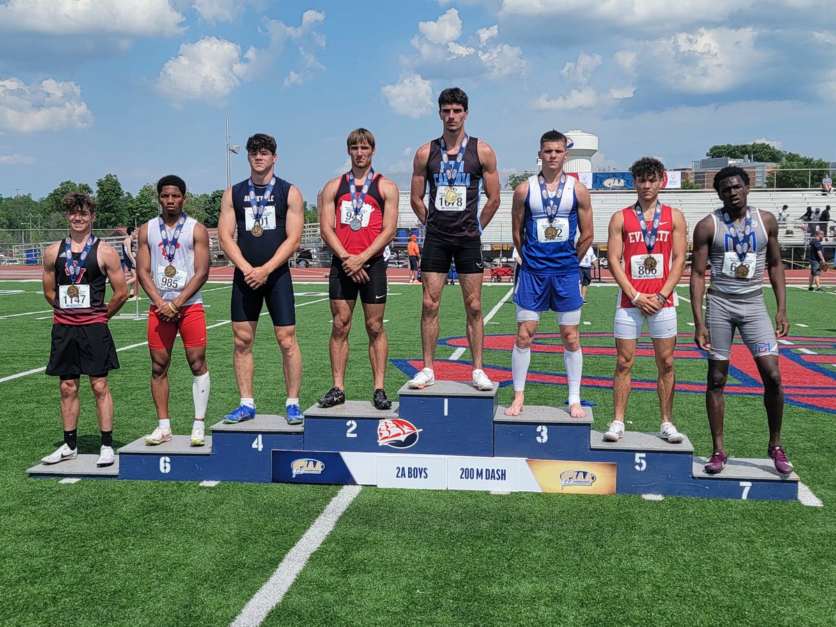 ARipple_DAsport's tweet photo. Congratulations to Conemaugh Township's Izzy Slezak and Meyersdale's Tristin Ohler on their silver medal finishes in the 100 dash
@izzyslezak @TristinOhler https://t.co/zmRSt4uS0F