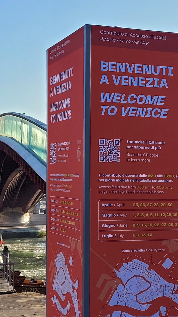 Un fiorino, anzi cinque euro: #Venezia nell'era del #contributodaccesso. Un balzello o ridurrà sensibilmente i picchi di affollamento ? Come incide l'#overtourism - oltre che sulla mobilità - sul tessuto abitativo?
Stasera, 23.50, #TG2Storie