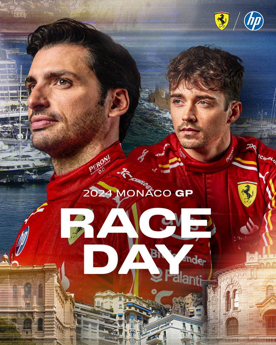 RACE DAY HAS ARRIVED 😎 #MonacoGP #F1