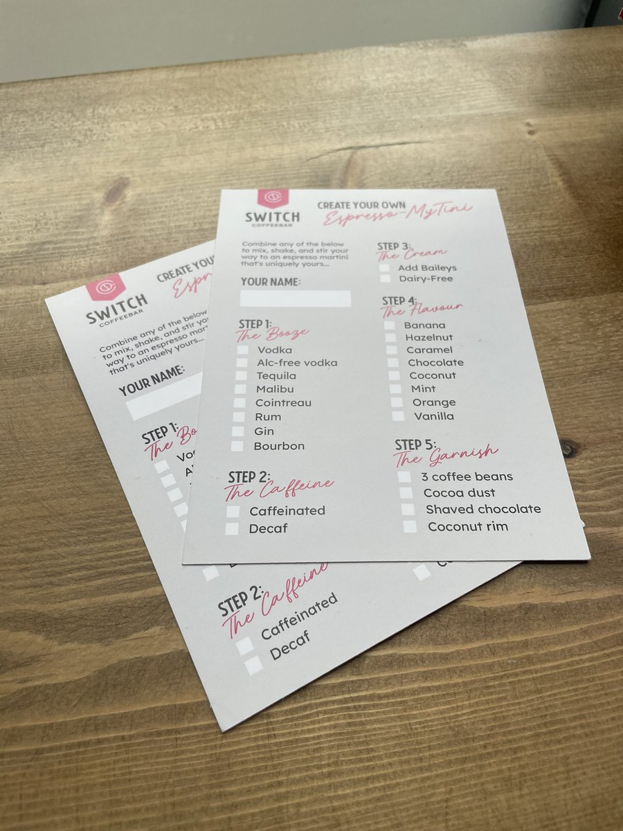 eatlvpl's tweet image. 📍 Switch Coffee &amp;amp; Cocktails. Day to night situation with DIY espresso martinis 🍸