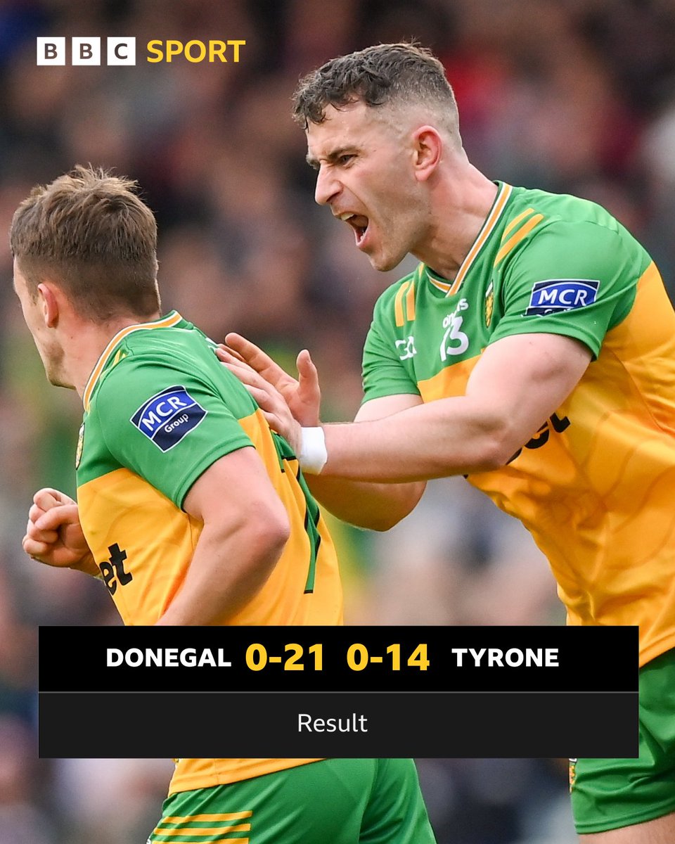 A strong second-half performance from Donegal 🏐 #BBCGAA