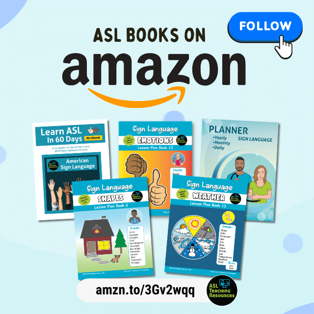 📚🤟 Enhance your sign language skills with our range of books now available on Amazon. Shop now and embark on a rewarding learning experience! amzn.to/3Gv2wqq #SignLanguage #LearnASL #AmazonBooks #aslforkids #aslteachingresources