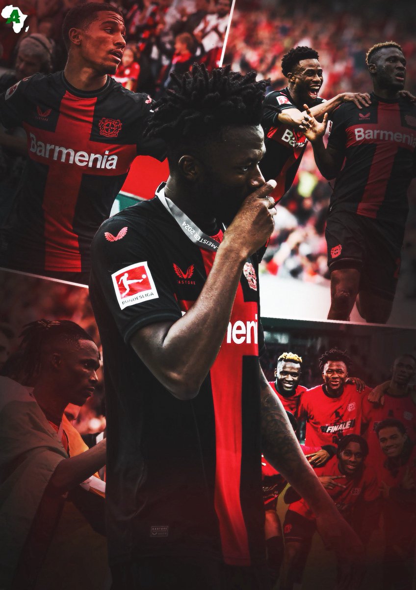 🚨 OFFICIEL : Le Bayer Leverkusen remporte la Coupe d’Allemagne et réalise le doublé national ! 🇩🇪🏆🏆 Félicitations à nos 5 africains pour cette saison historique. 🌍👏🏽