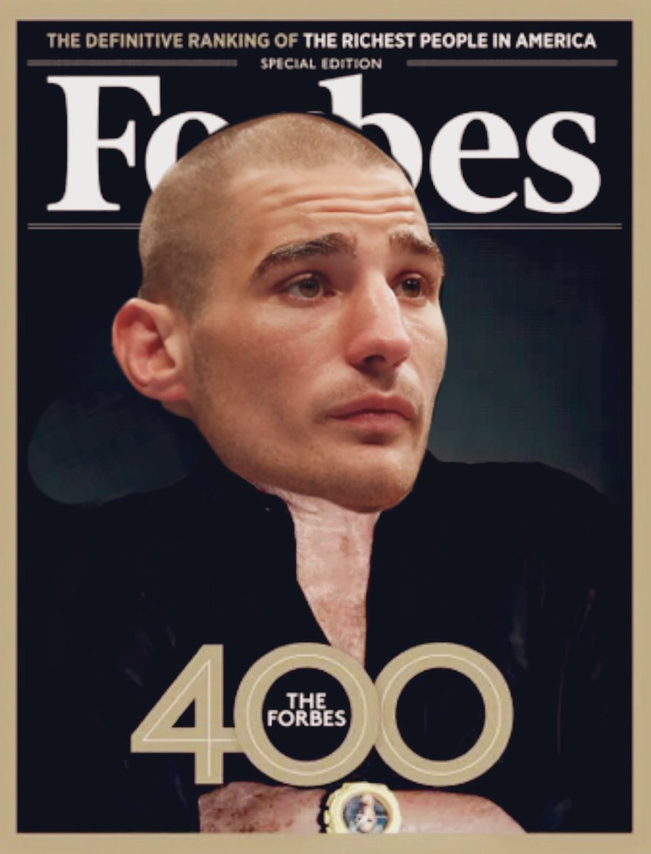 @SStricklandMMA Sean Strickland cover of Forbes soon: