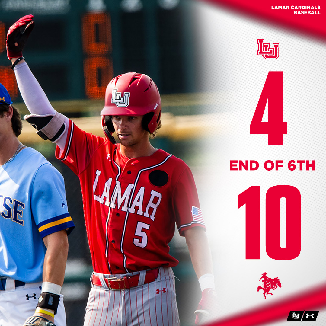 Cardinals threaten with 2 on in the 6th but they're left stranded as we move to the 7th. #WeAreLU