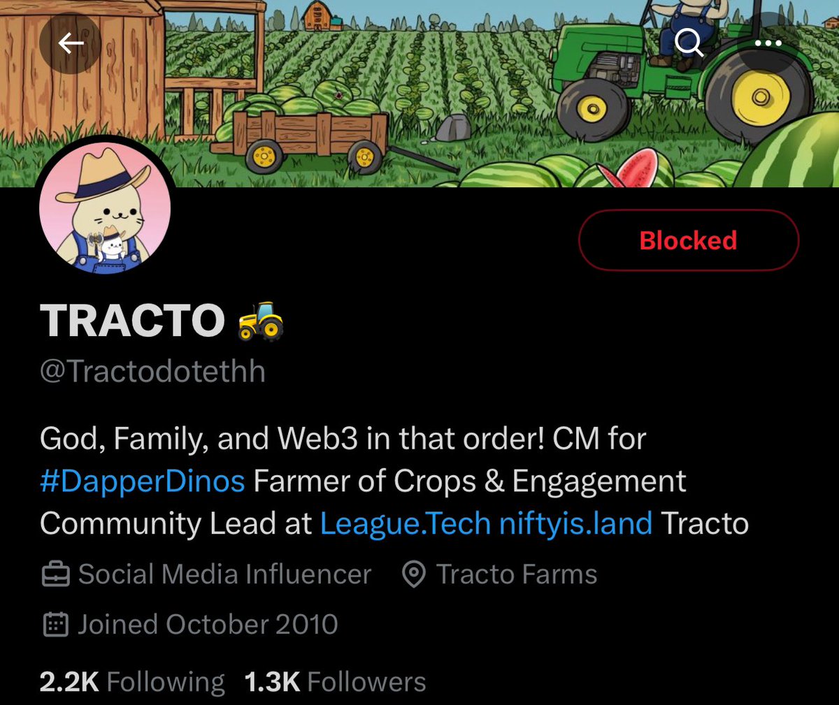 Tractodoteth's tweet image. THIS IS NOT ME

NOT AN ALT

THIS IS A SCAMMER. 

Please report and block!