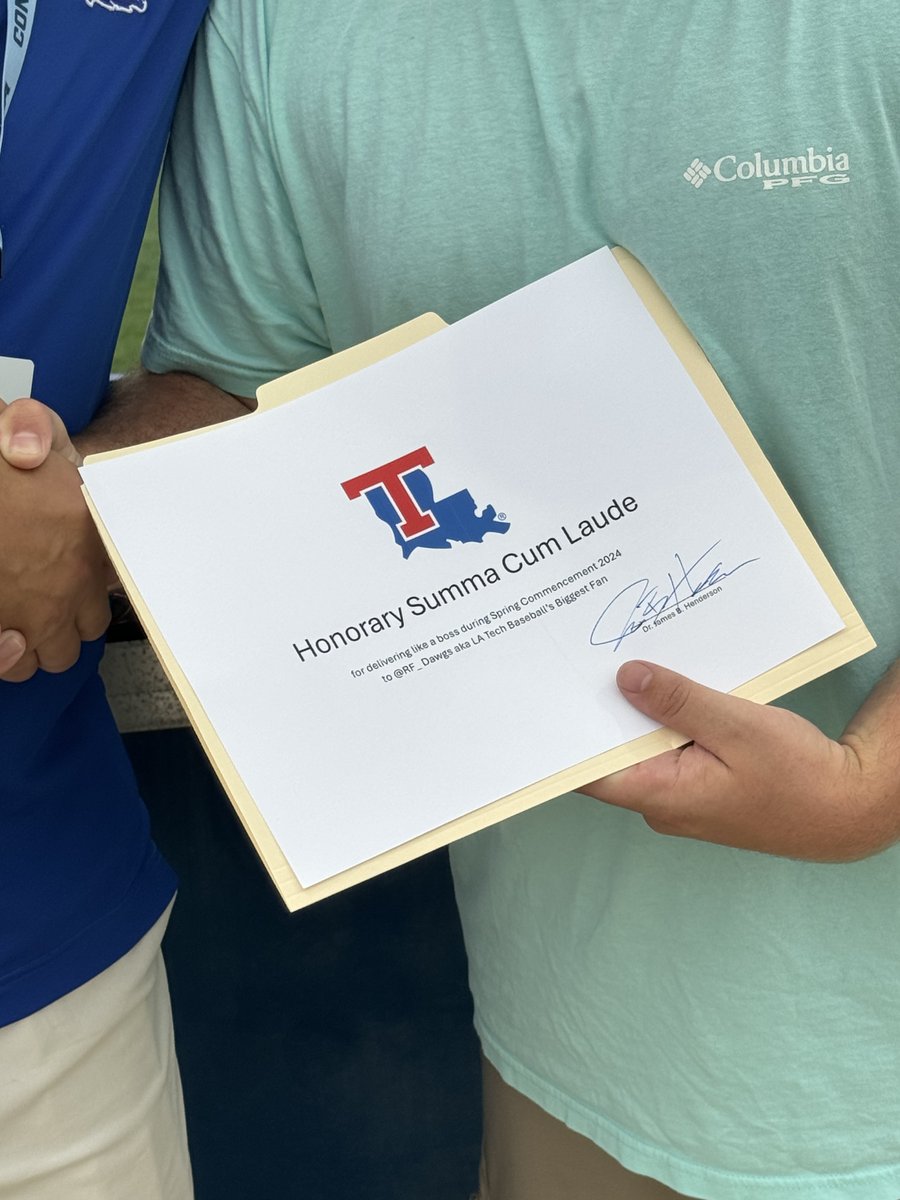 LA Tech Sports (@latechsports) on Twitter photo <a href="/DrJBHenderson/">Jim Henderson</a> <a href="/LATechBSB/">Diamond Dogs</a> <a href="/RF_Dawgs/">Right Field Dawgs</a> A third and very special commencement ceremony of the day ๐ ๐ซก ๐ถ <a href="/DrJBHenderson/">Jim Henderson</a> <a href="/LATechBSB/">Diamond Dogs</a> <a href="/RF_Dawgs/">Right Field Dawgs</a> A third and very special commencement ceremony of the day ๐ ๐ซก ๐ถ