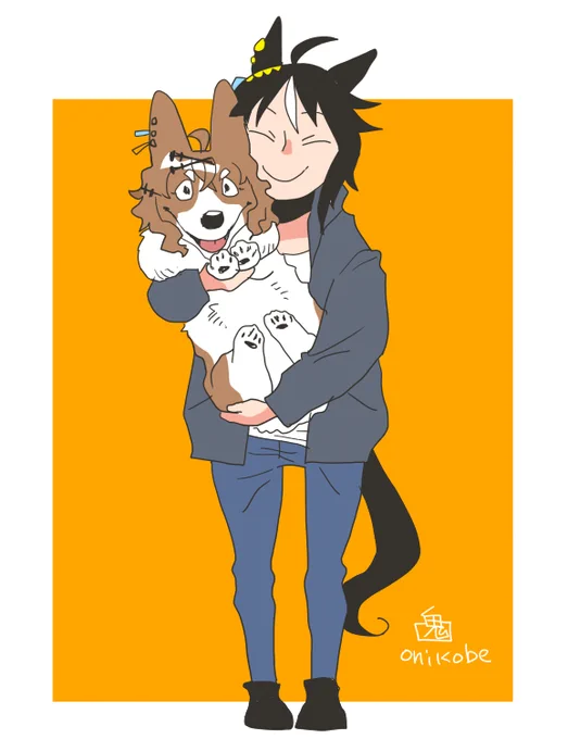 【犬化】フジさんとポッケ 